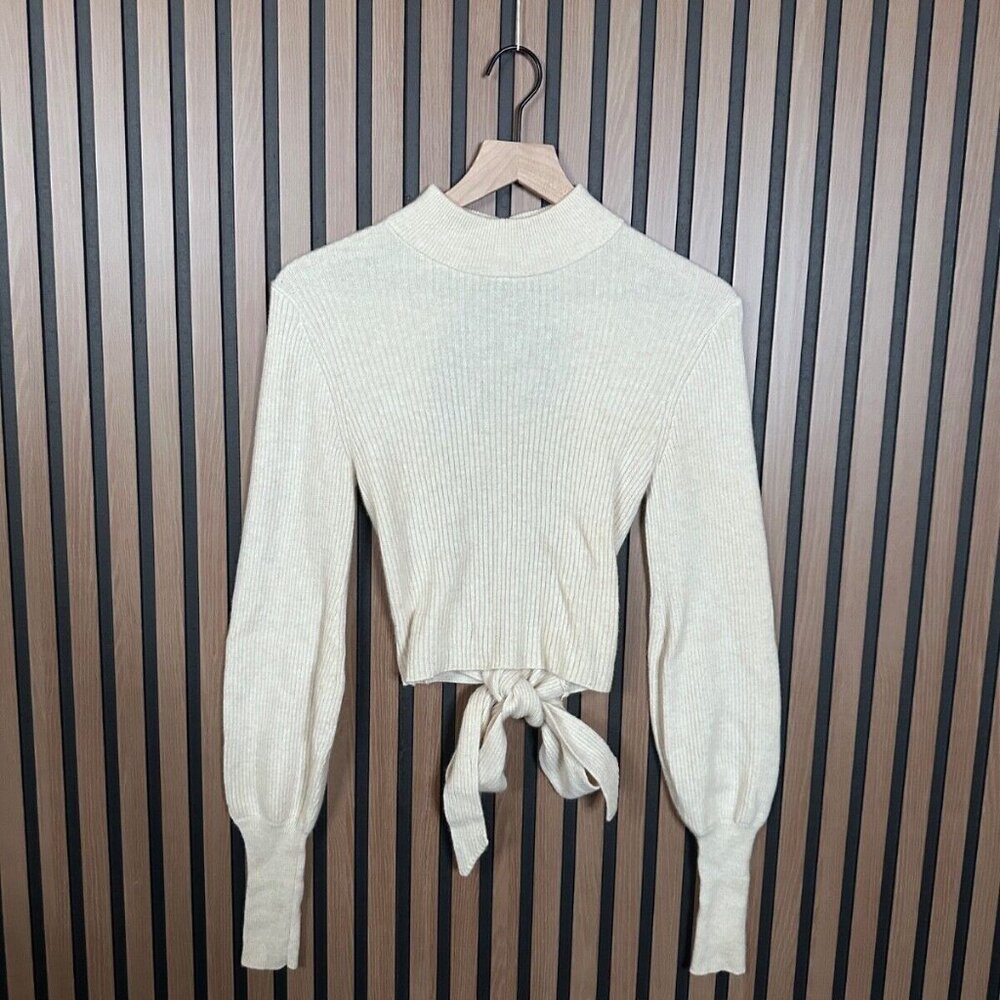 Reformation Osteria Open Back Cashmere Sweater